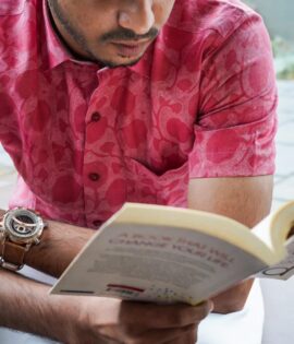 "Stylish and Elegant BLUSHING BLOOMS Pure Linen Pink Print Shirt - Perfect for Any Occasion"